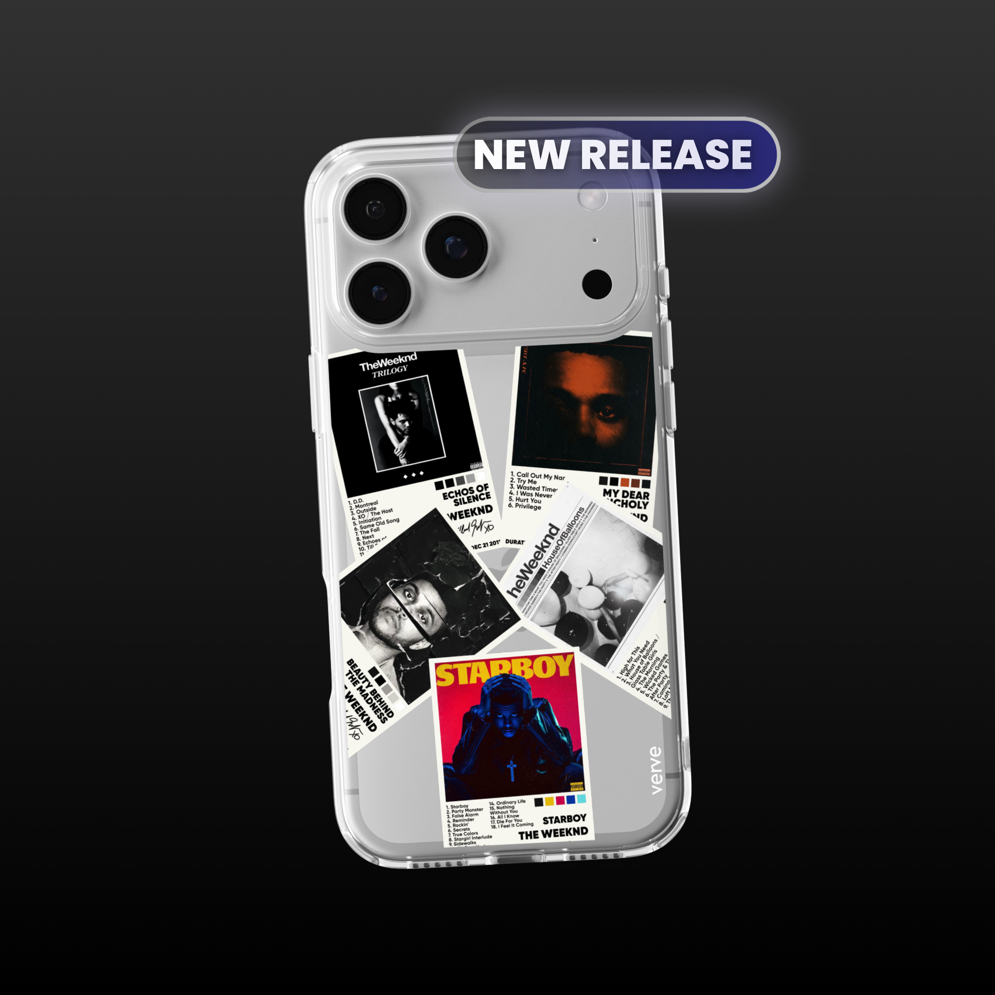 The Weeknd Albums Clear Phone Case