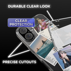 Dua Lipa Album Covers Clear Phone Case