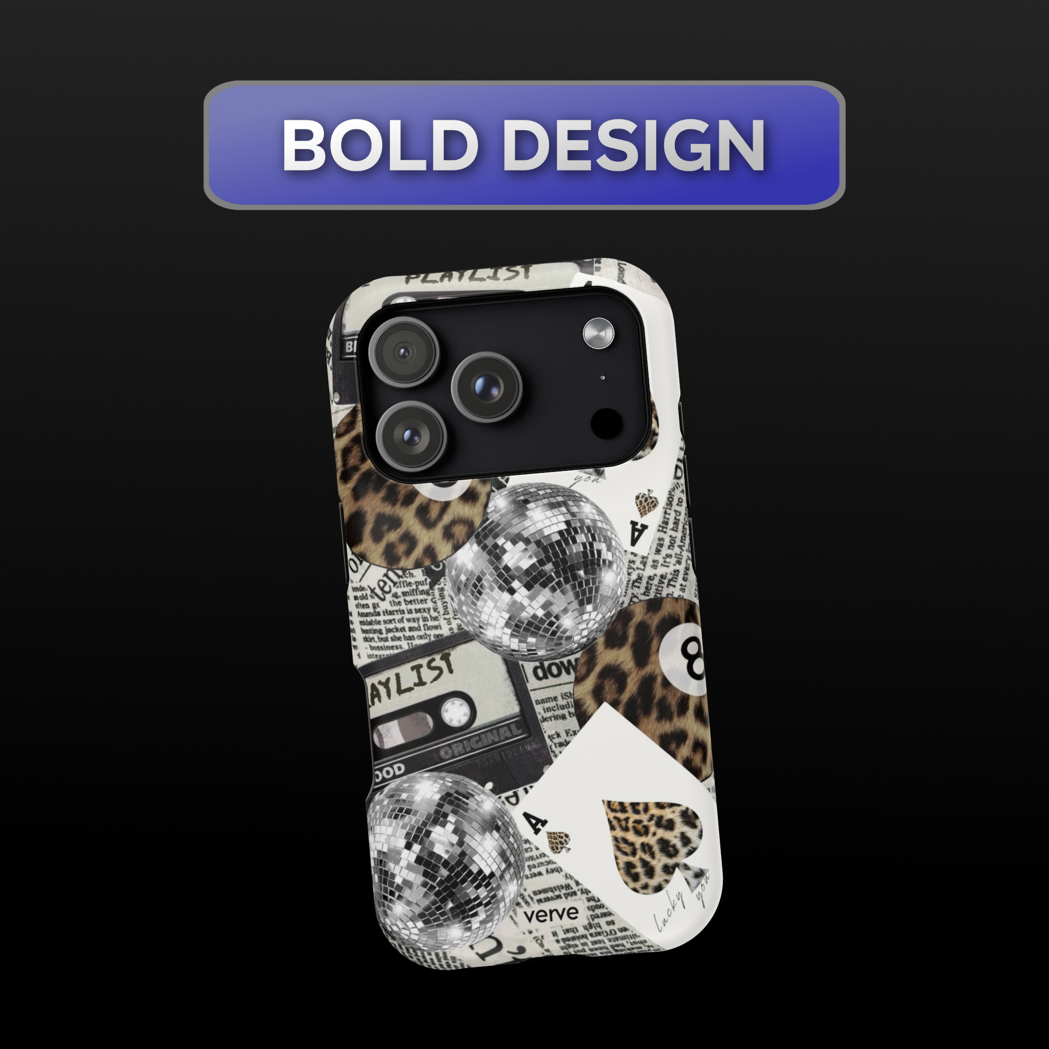 Y2K Newspaper Phone Case