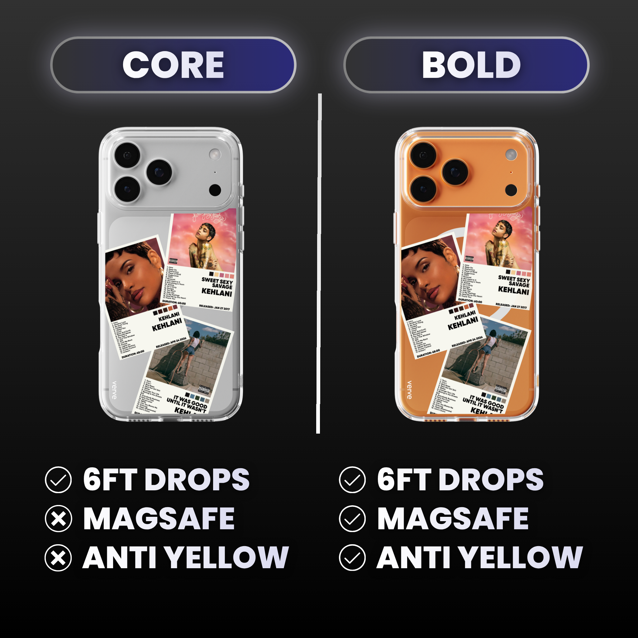 Kehlani Album Covers Clear Phone Case