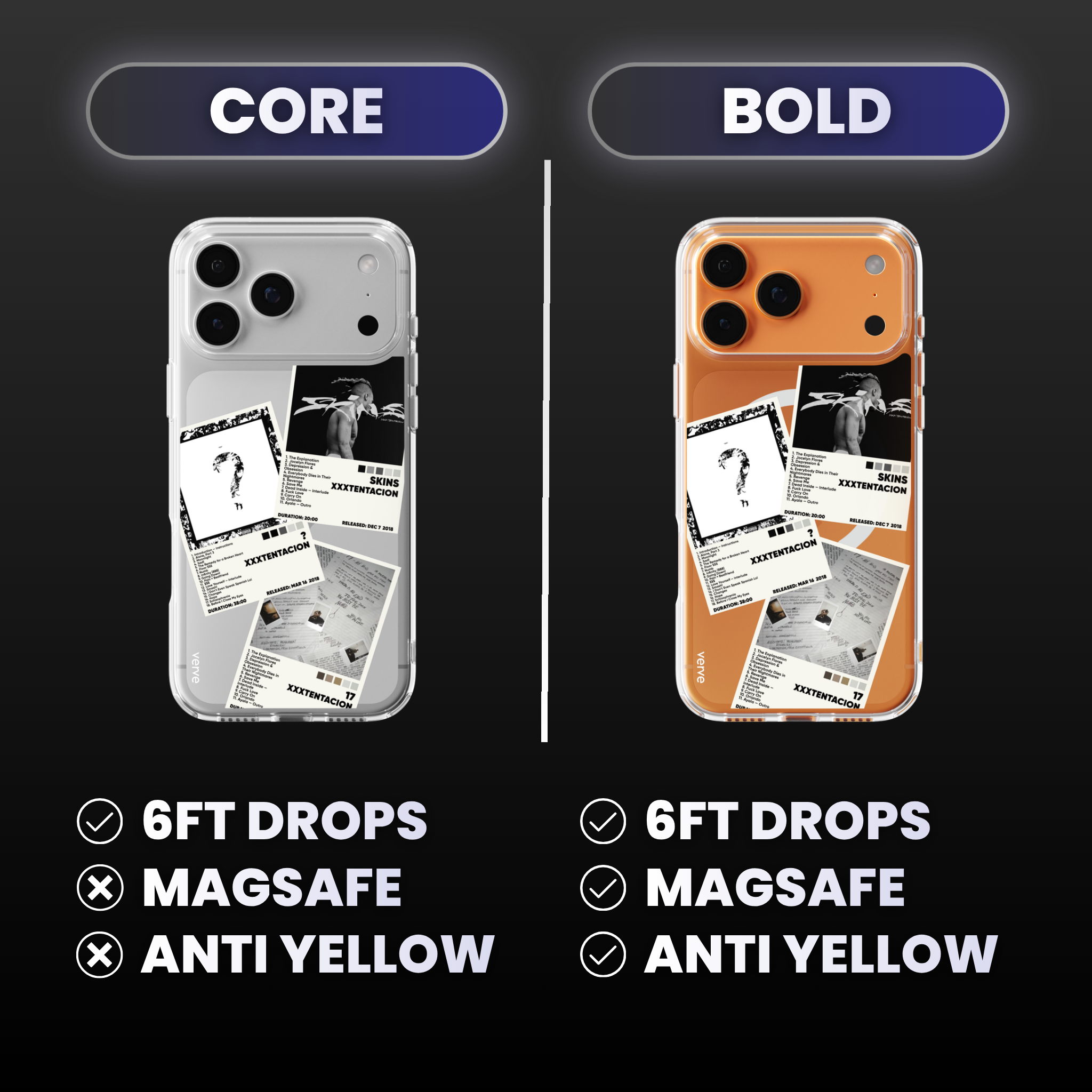XXXTENTACION Album Covers Clear Phone Case