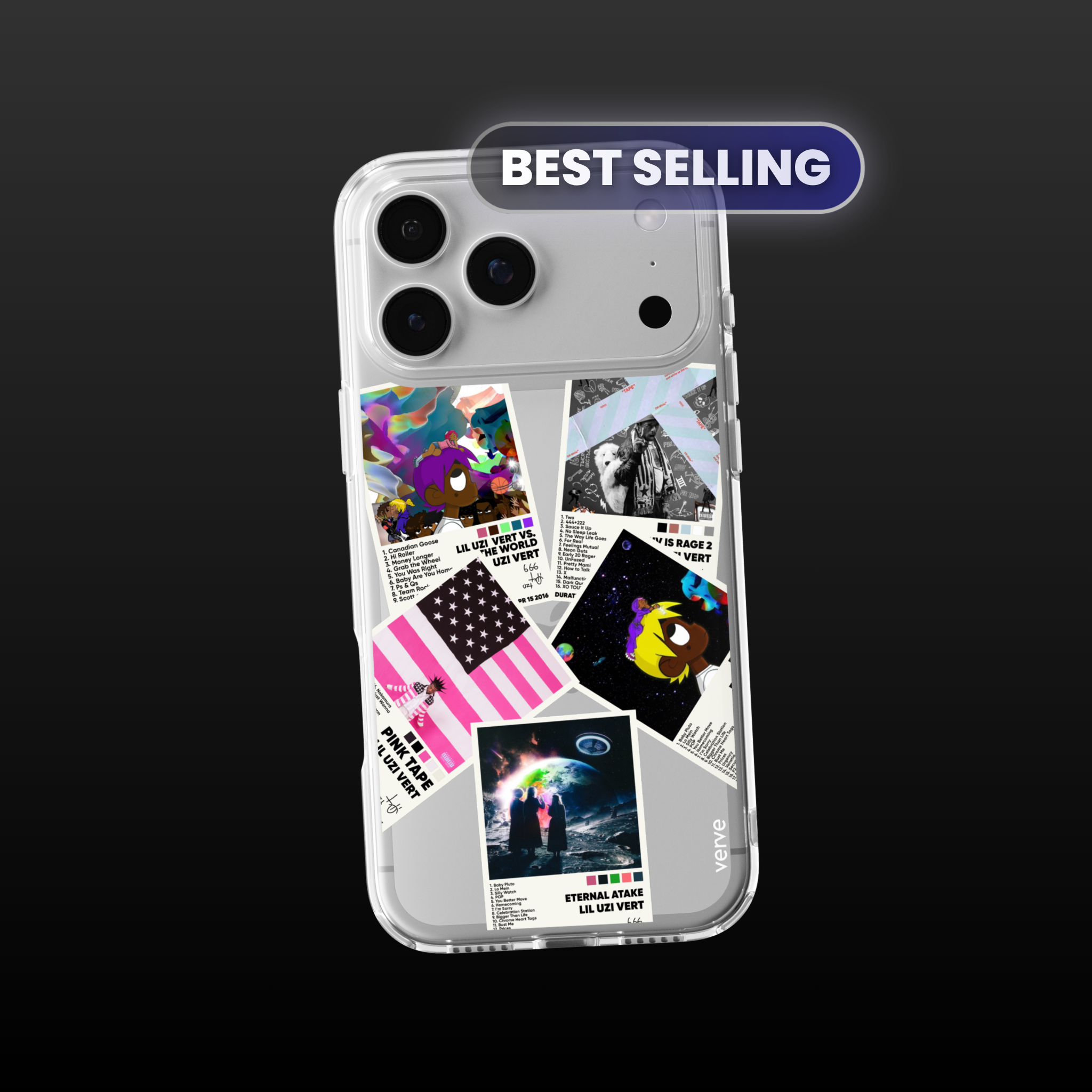 Lil Uzi Album Covers Clear Phone Case