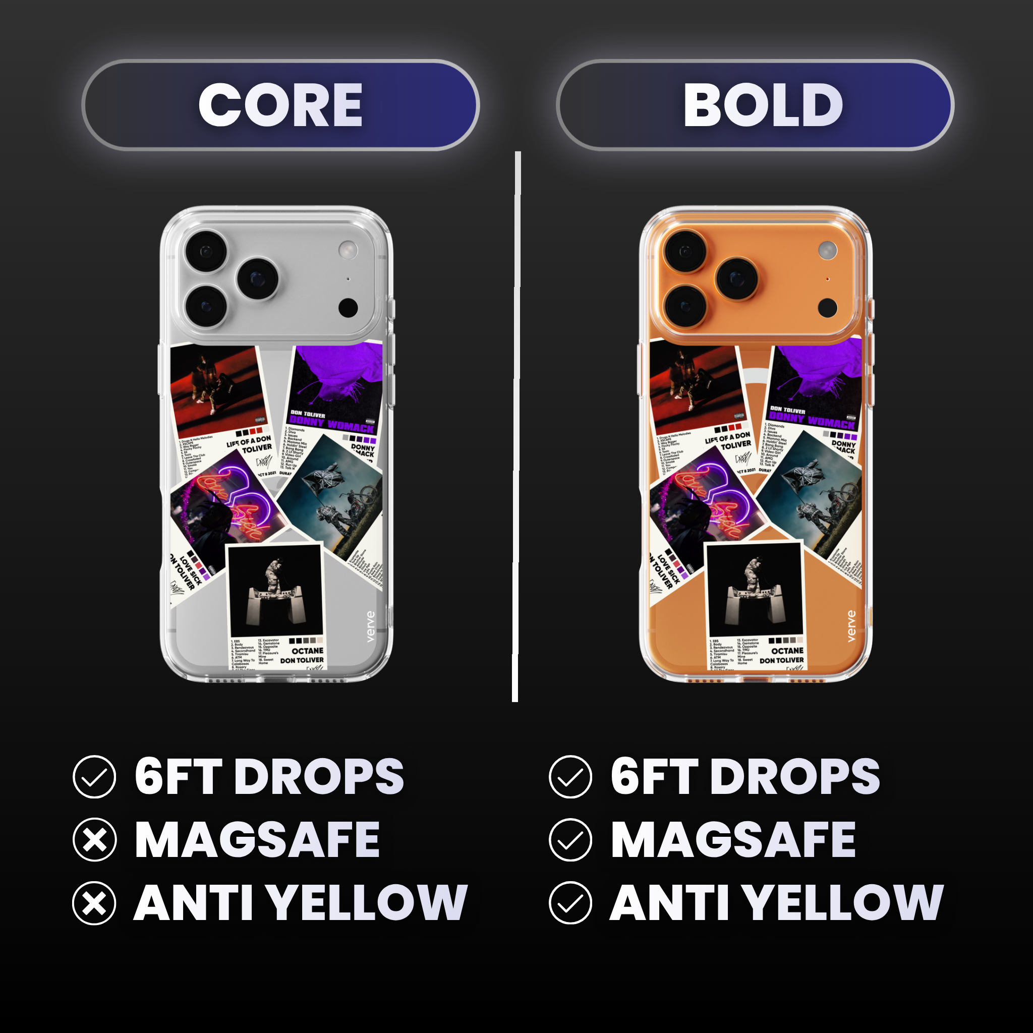 Don Toliver Album Covers Clear Phone Case