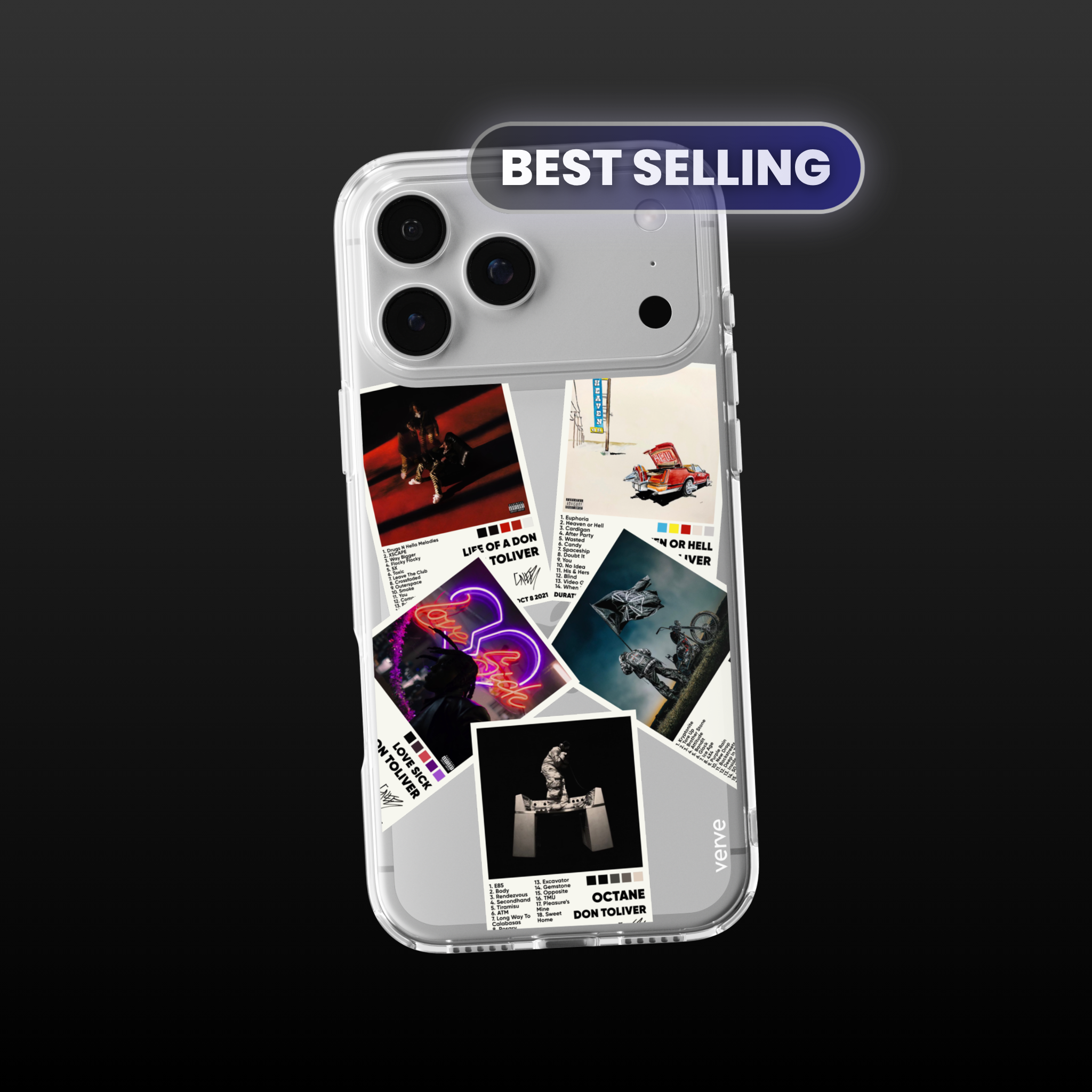 Don Toliver Album Covers Clear Phone Case