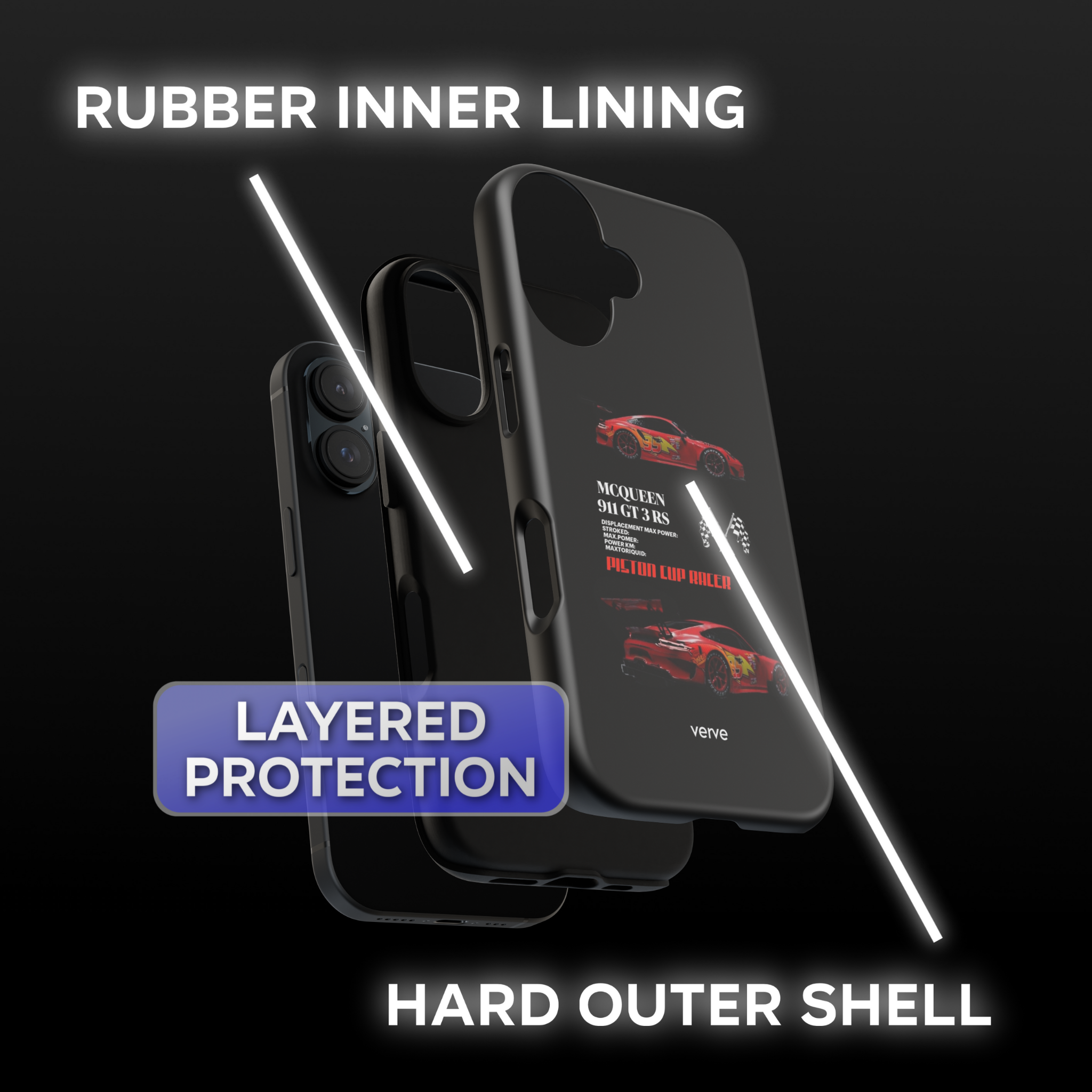 Cars McQueen 911 GT3 RS Phone Case