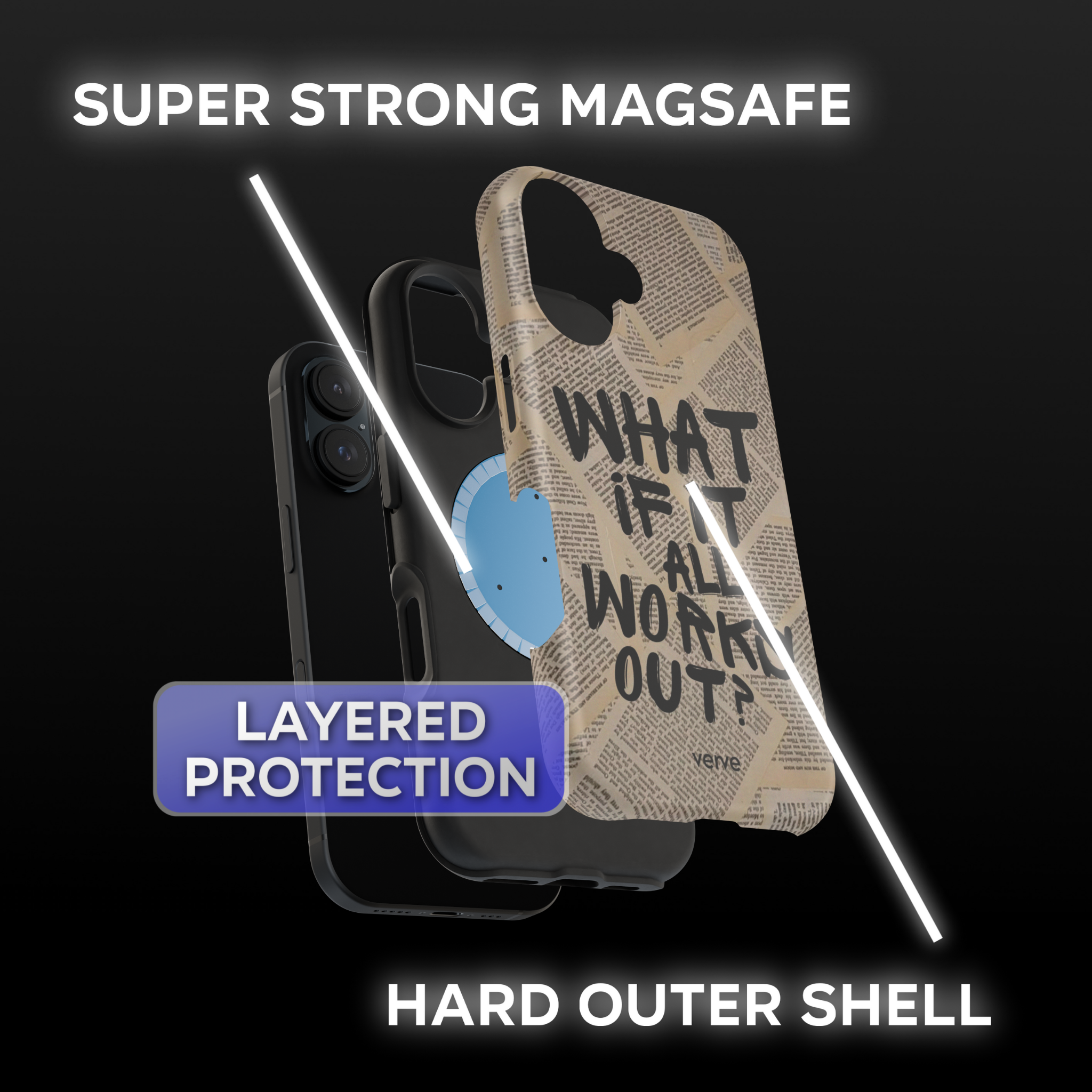 What If It All Works Out Newspaper Phone Case