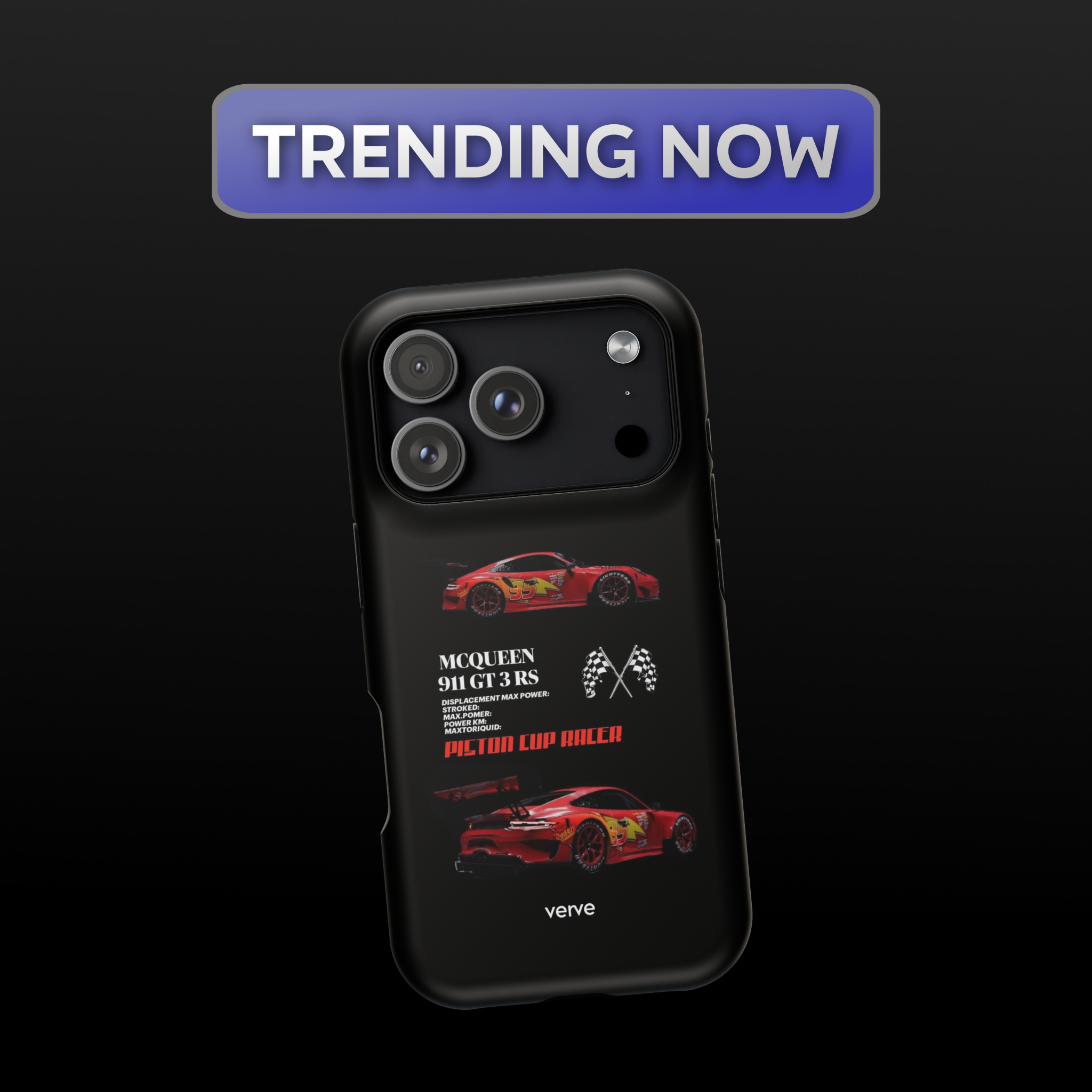 Cars McQueen 911 GT3 RS Phone Case