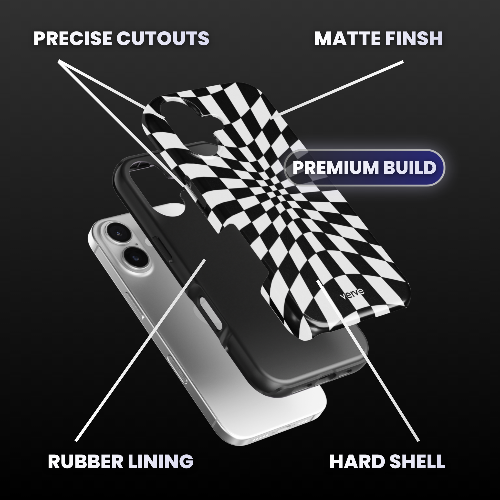 Checkered Phone Case