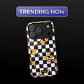 Checkered Flame Phone Case
