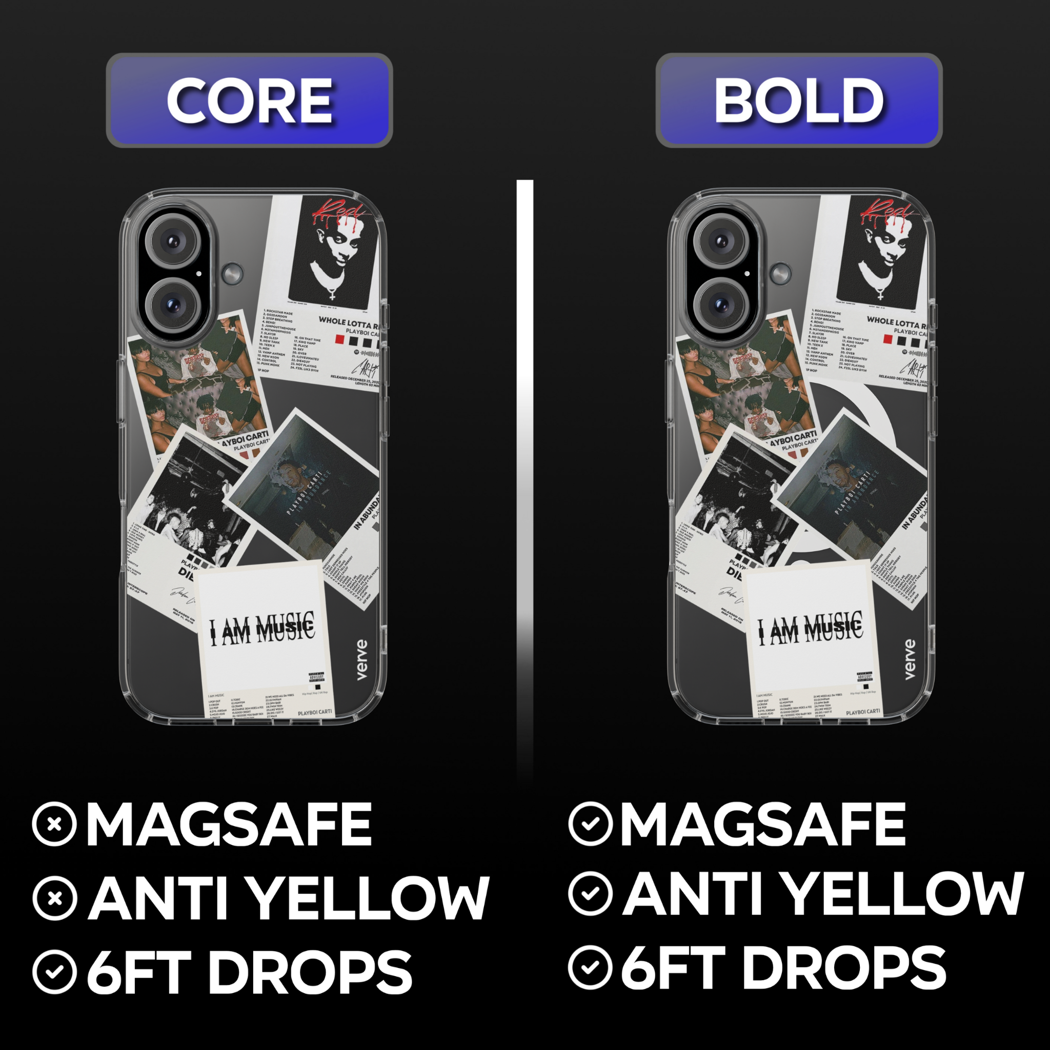 Playboi Carti Albums Clear Phone Case