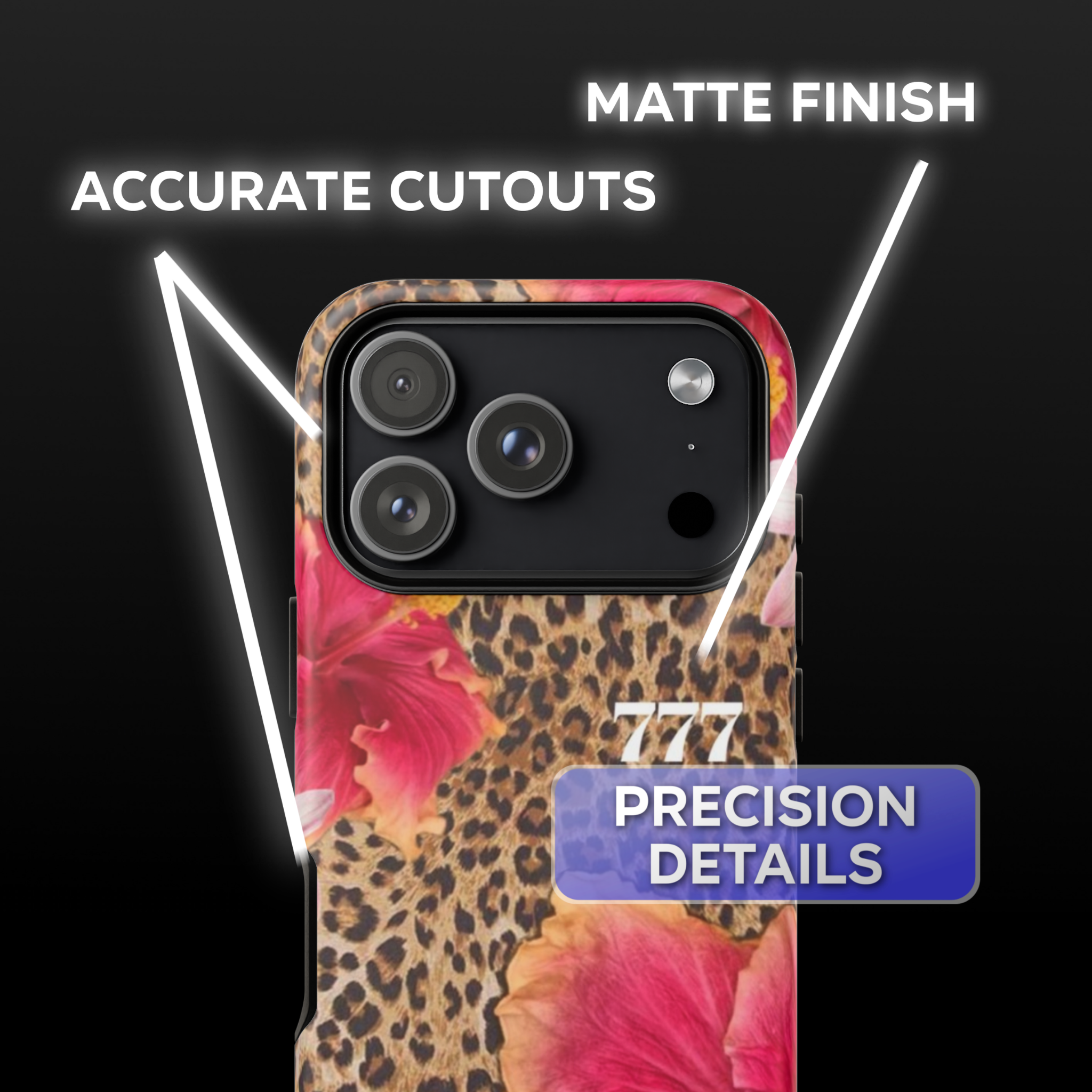 Leopard Print  Flowers Summer Phone Case