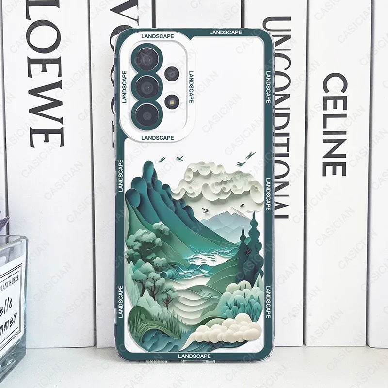 Printing Landscape Mountain Phone Case