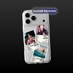Dua Lipa Album Covers Clear Phone Case