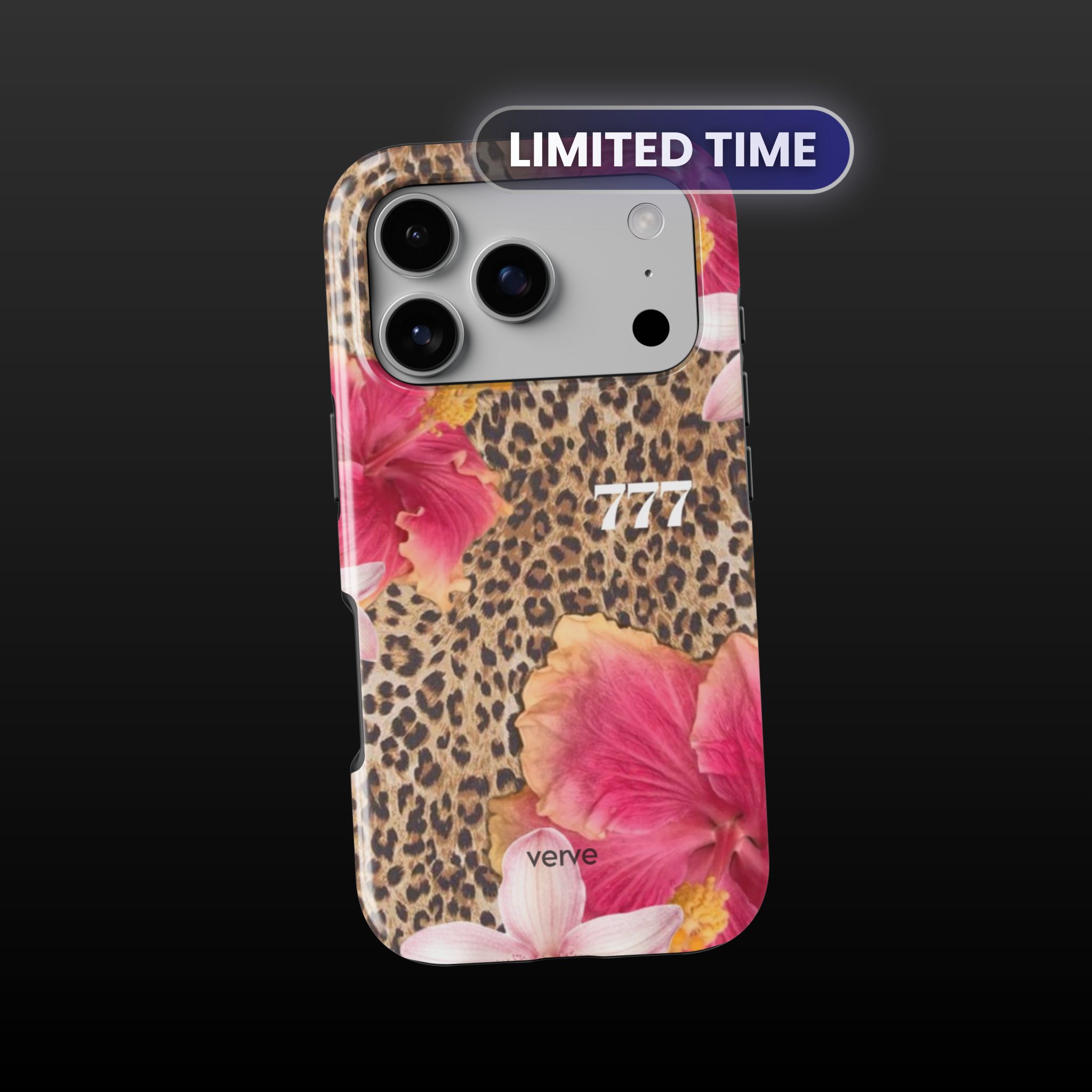 Leopard Print Flowers Summer Phone Case