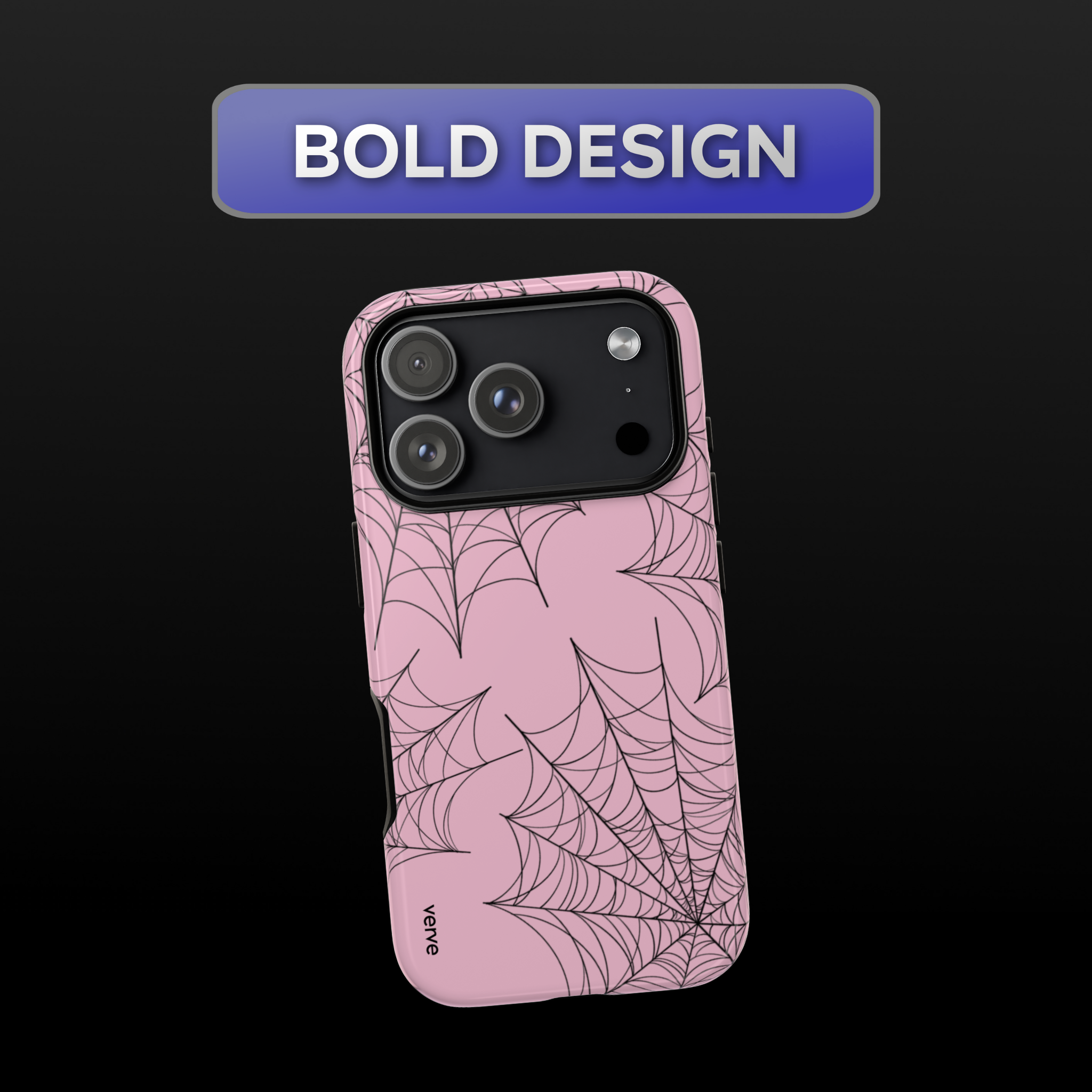 Pink Spider Web Phone Case