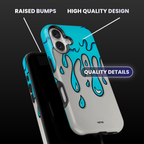 Teal Drop Phone Case