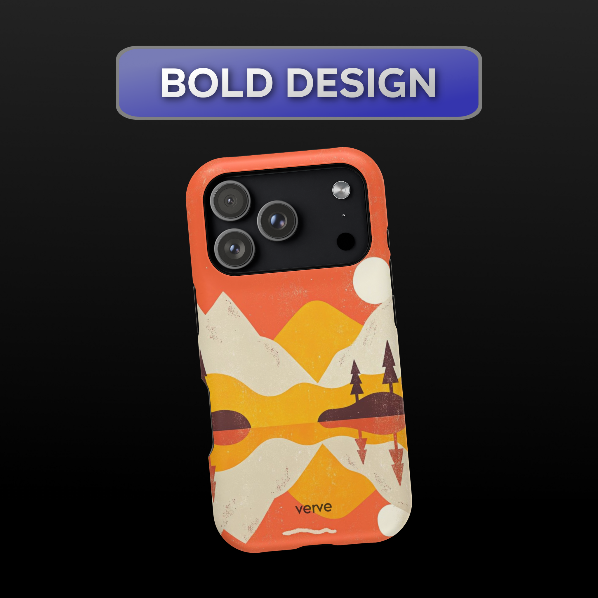 Sunset Mountain Vintage Phone Case