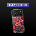 Kiss Print Clear Phone Case