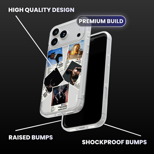 Travis Scott Albums Clear Phone Case