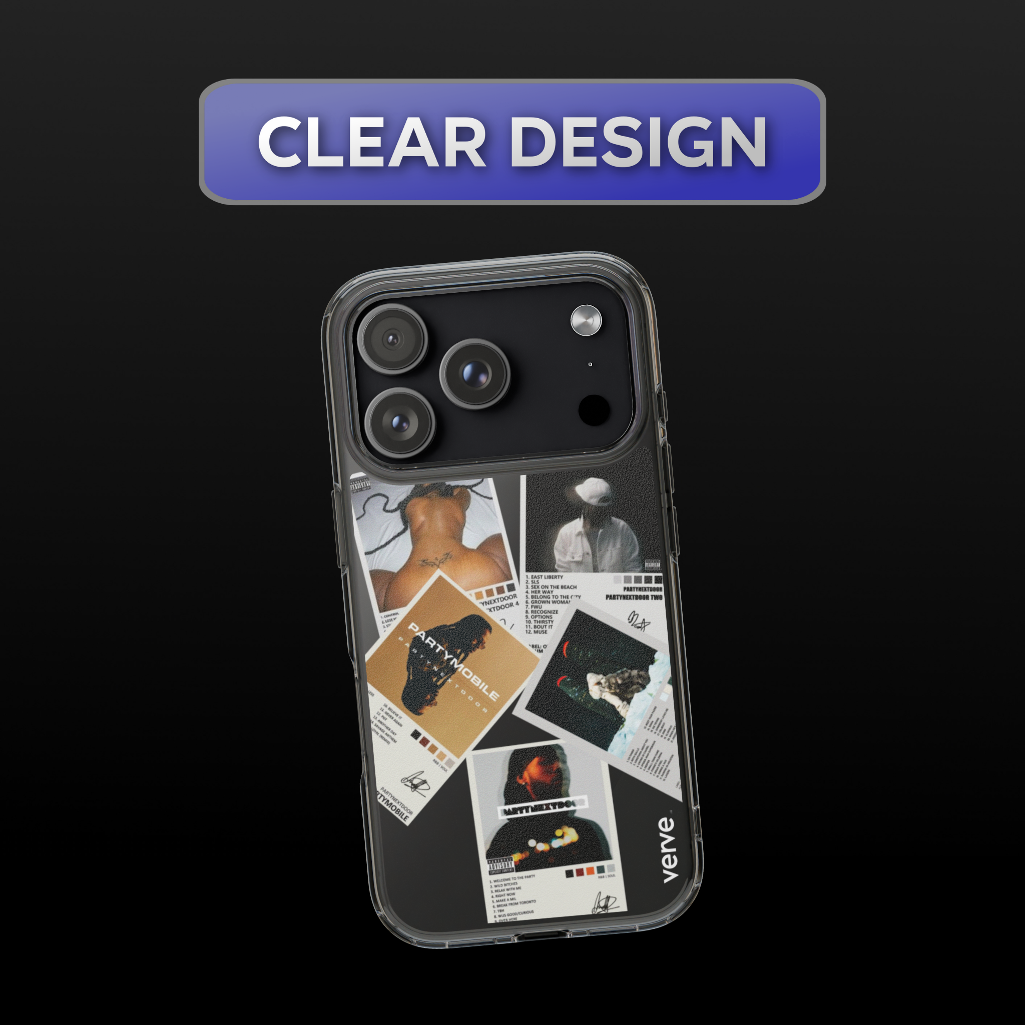 PARTYNEXTDOOR Albums and Tracklists Clear Phone Case