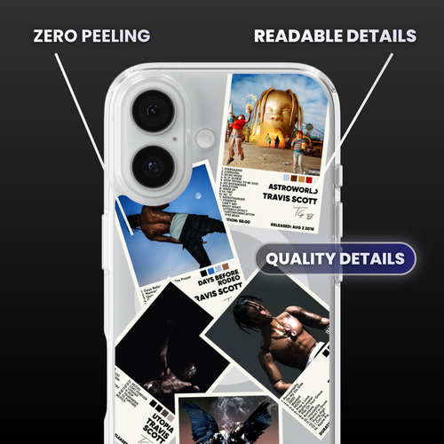Travis Scott Albums Clear Phone Case