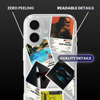 Post Malone Album Covers Clear Phone Case