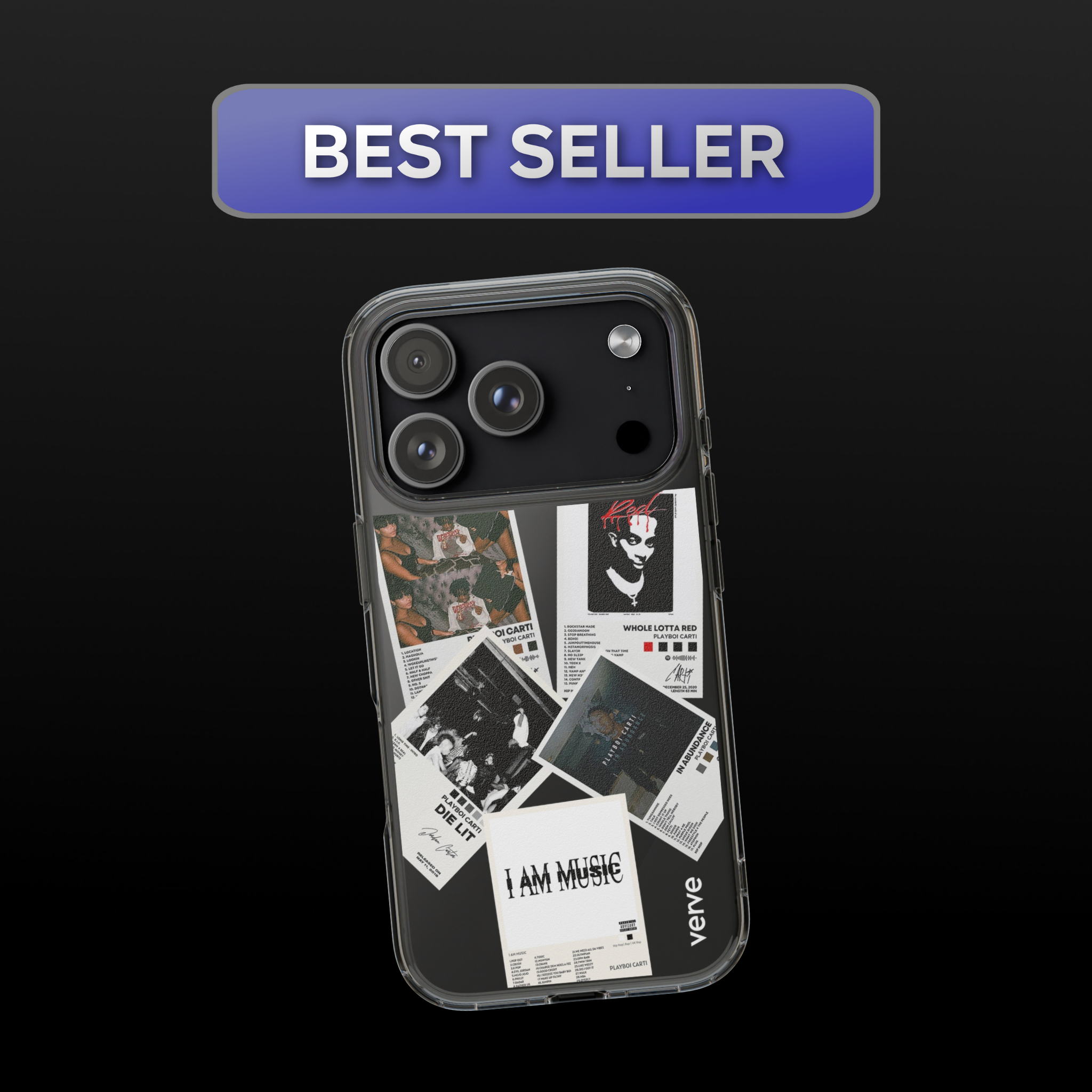 Playboi Carti Albums Clear Phone Case