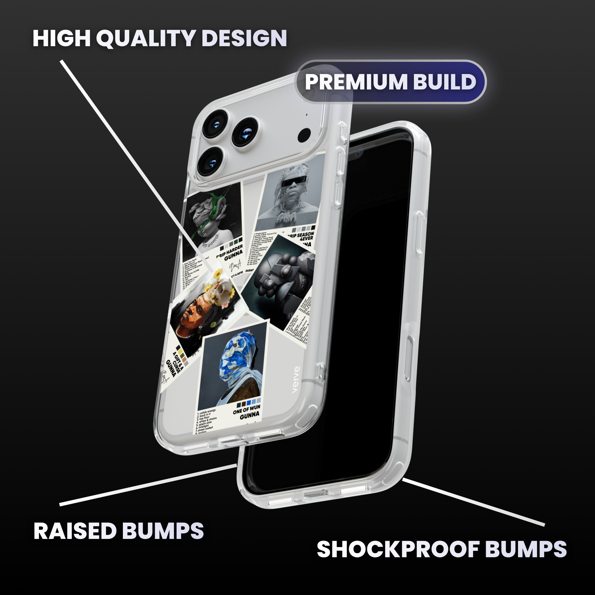 Gunna Album Covers Clear Phone Case