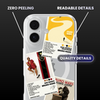 Bruno Mars Album Covers Clear Phone Case