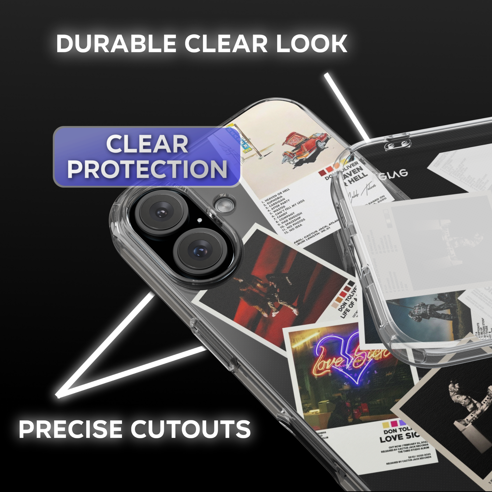 Don Toliver Album Covers Clear Phone Case