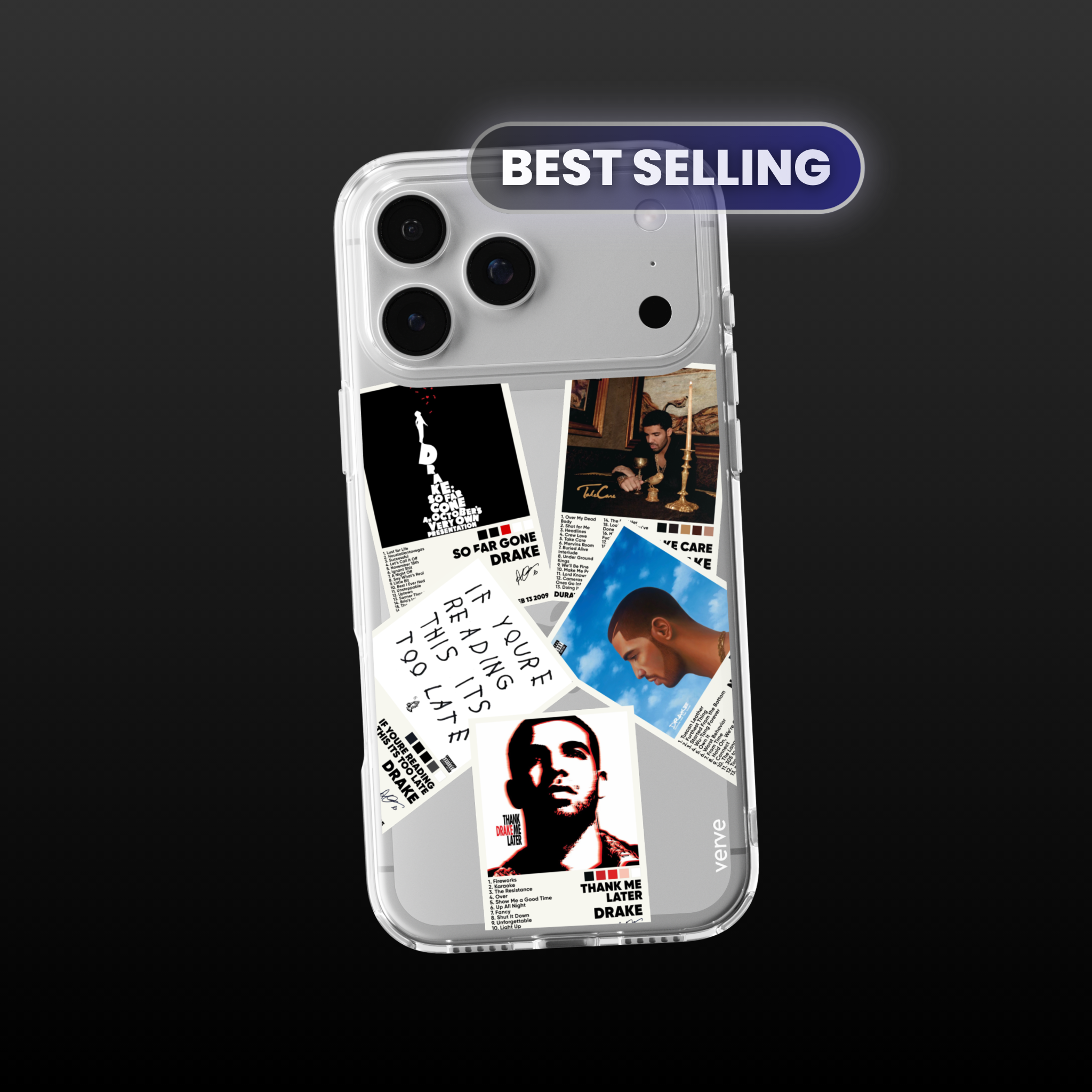 Drake Album Covers Clear Phone Case