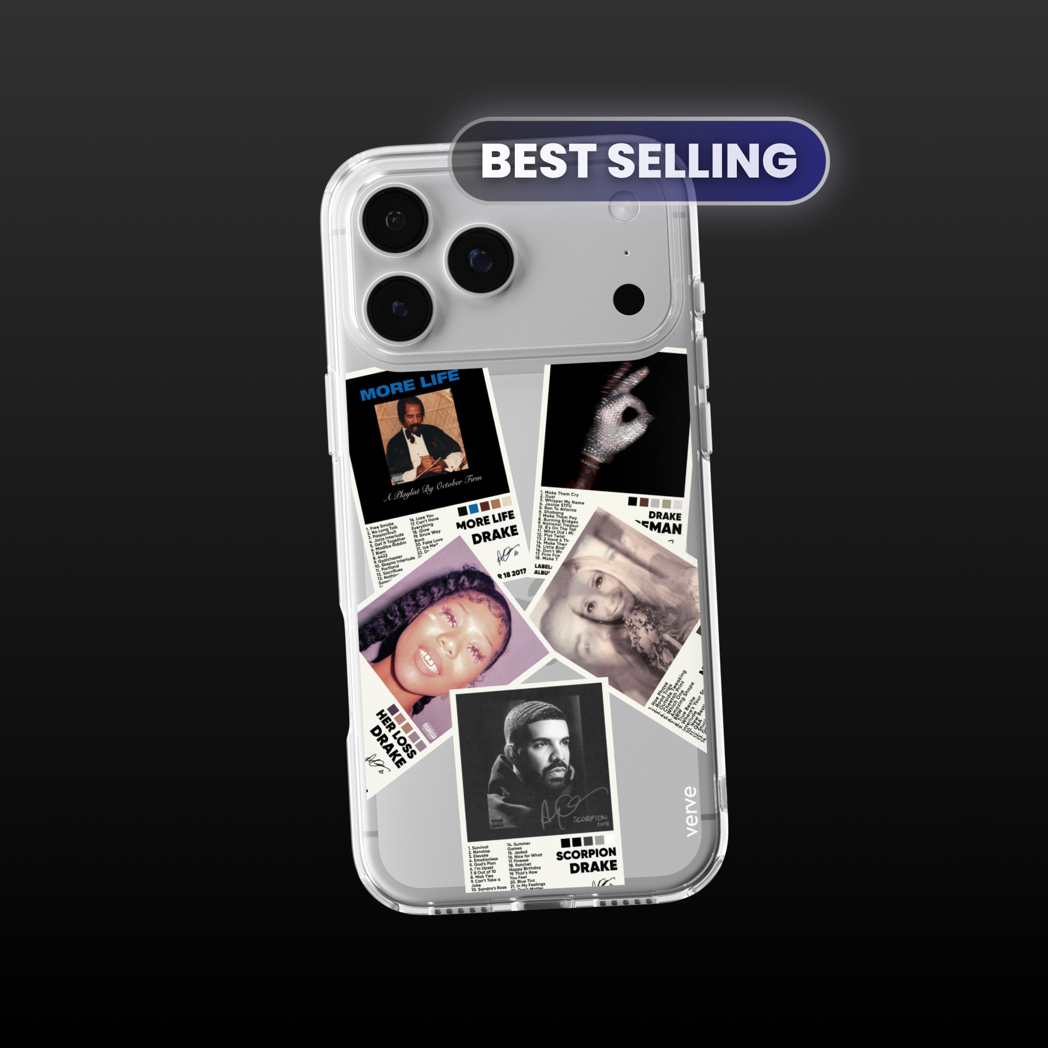 Drake Album Covers Clear Phone Case