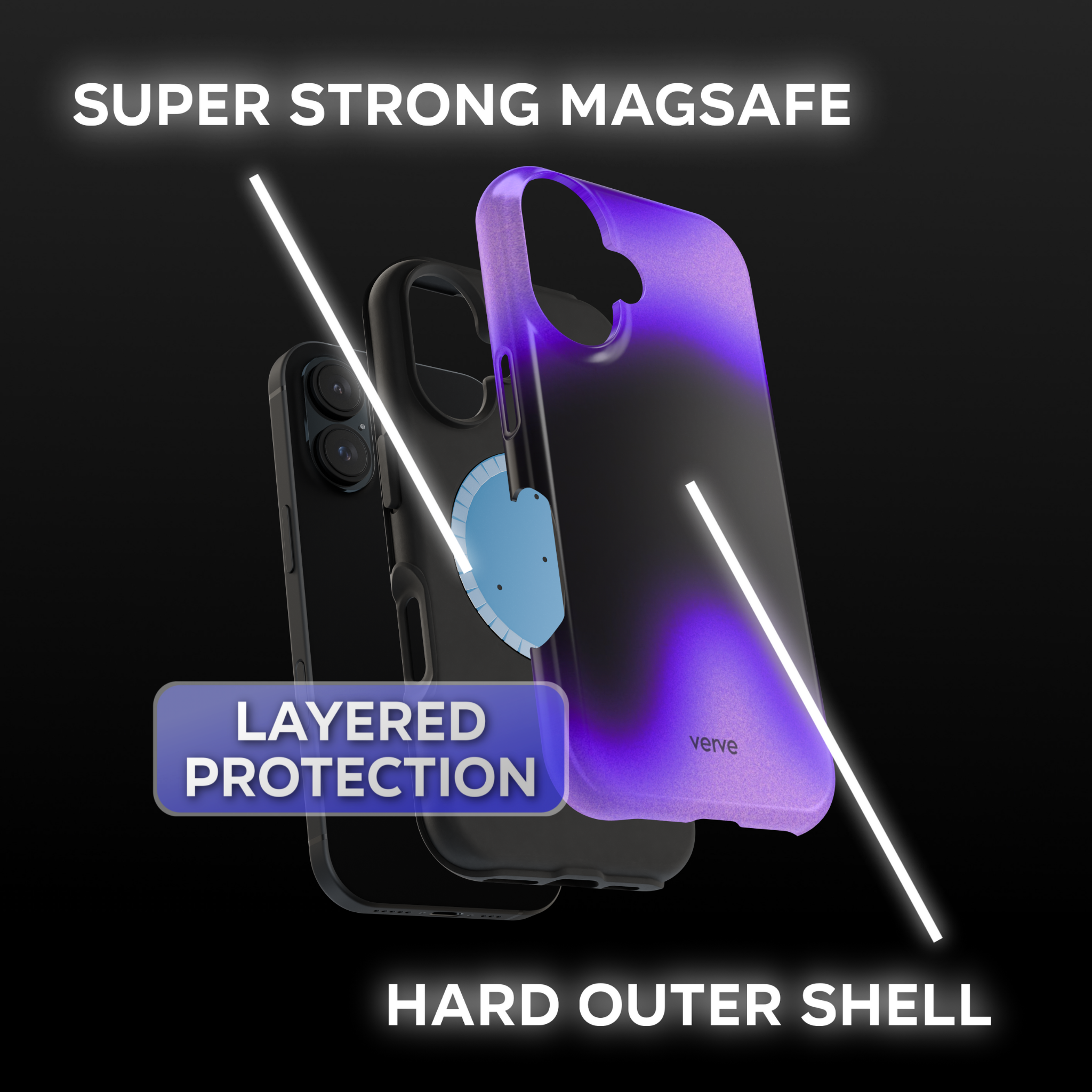 Deep Purple Gradient Phone Case