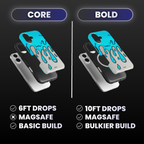 Teal Drop Phone Case
