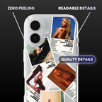 Sabrina Carpenter Album Covers Clear Phone Case
