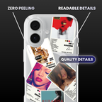 Rihanna Album Covers Clear Phone Case