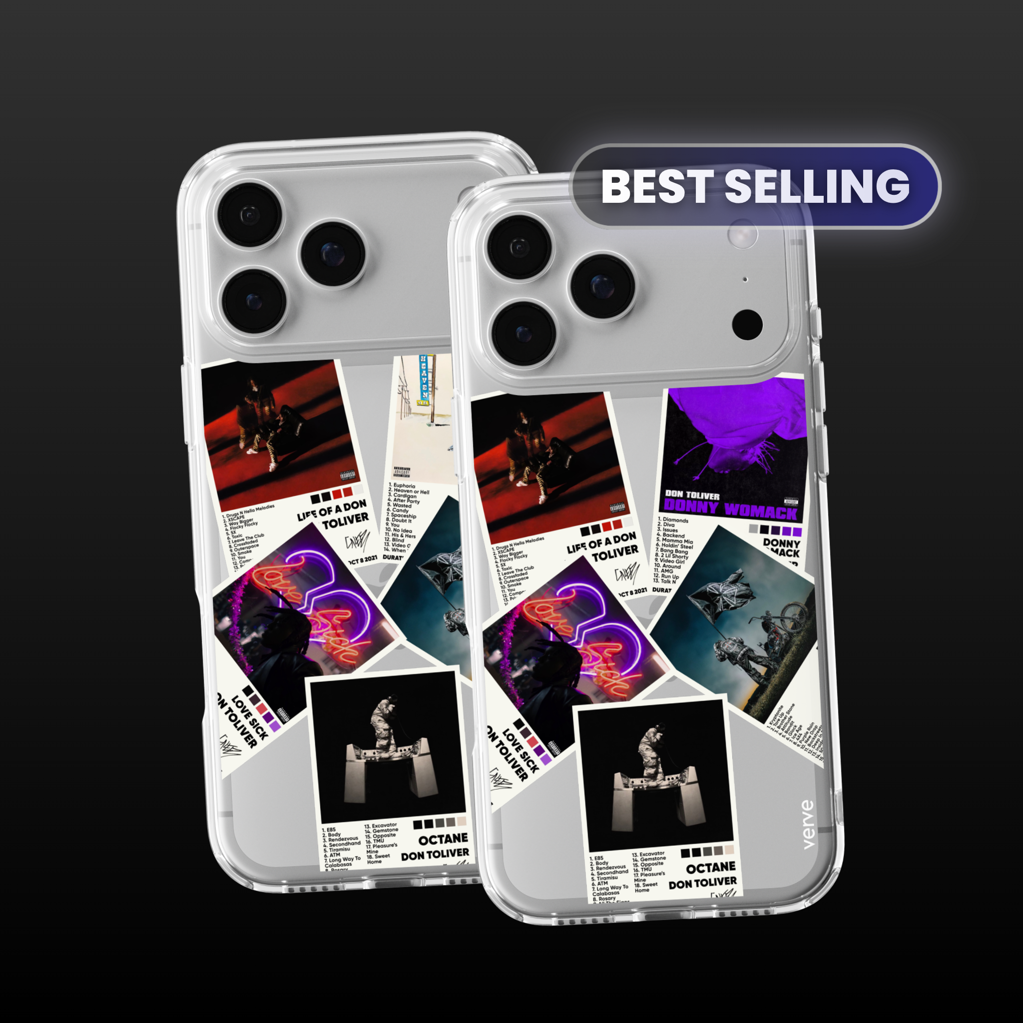 Don Toliver Album Covers Clear Phone Case