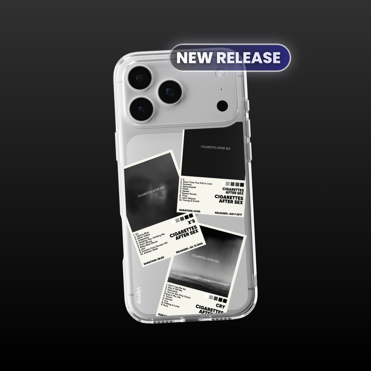 Cigarettes After Sex Album Covers Clear Phone Case