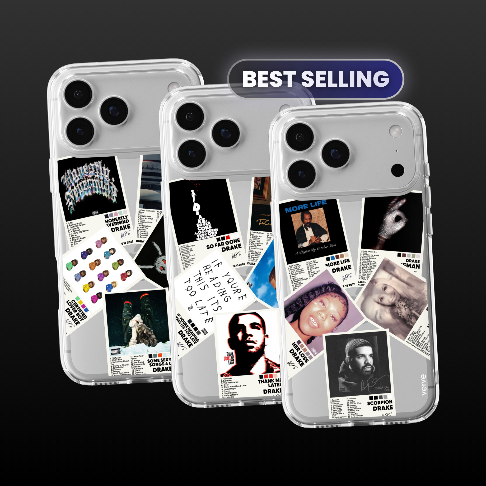 Drake Album Covers Clear Phone Case