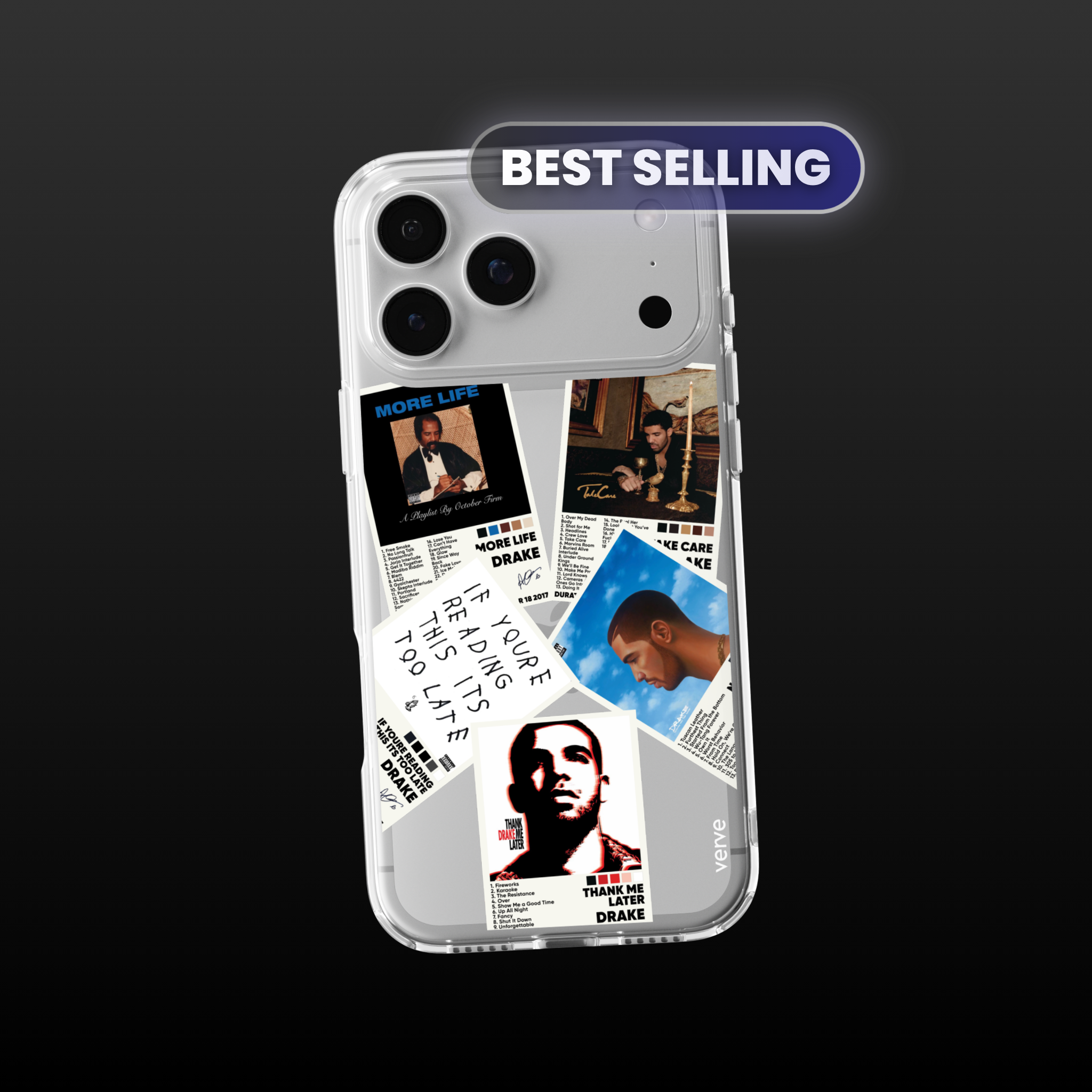 Drake Album Covers Clear Phone Case