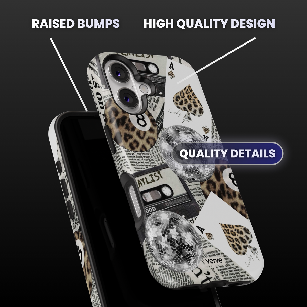 Y2K Newspaper Phone Case