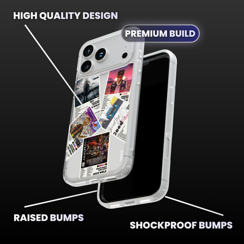 Juice WRLD Album Covers Clear Phone Case