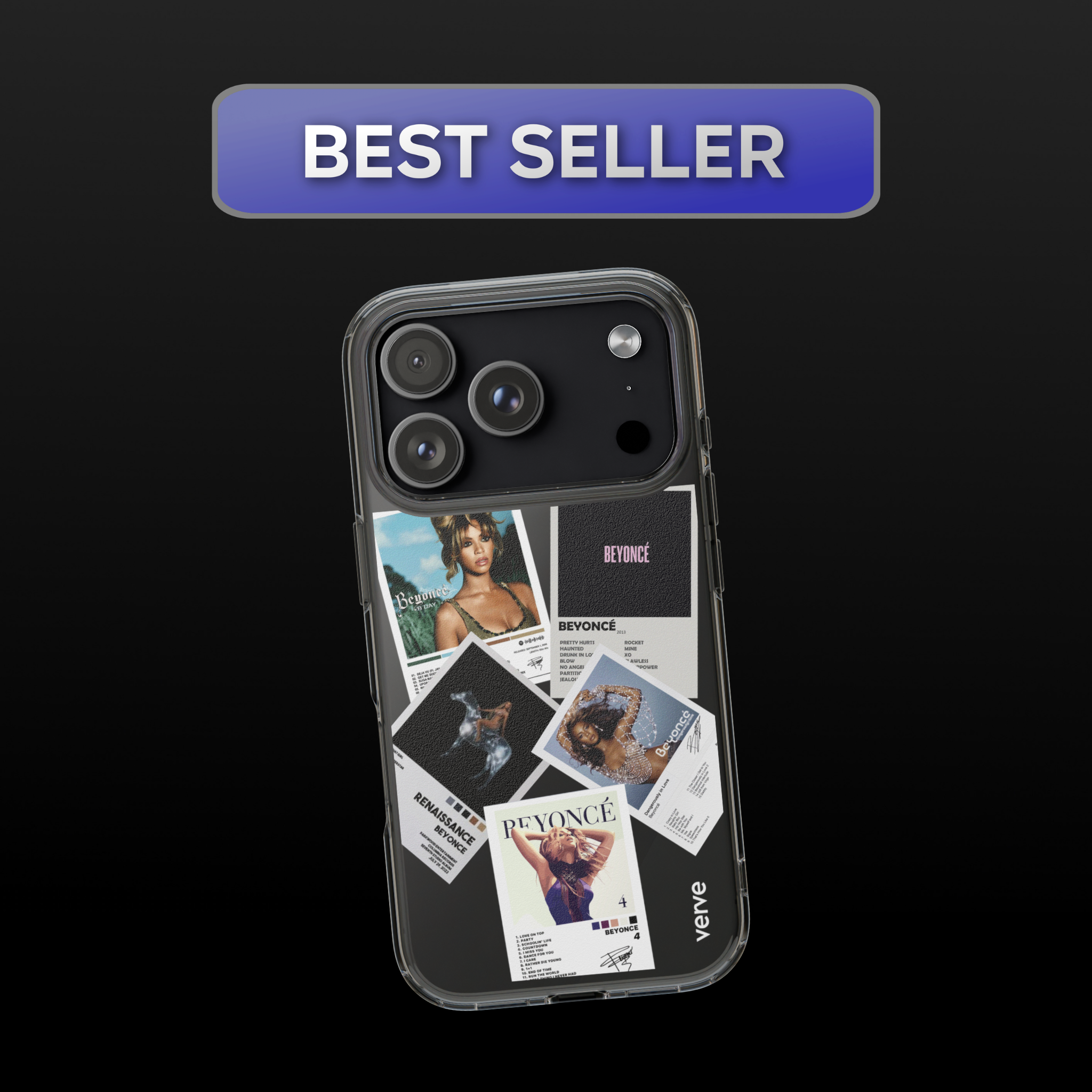 Beyoncé Album Covers Clear Phone Case