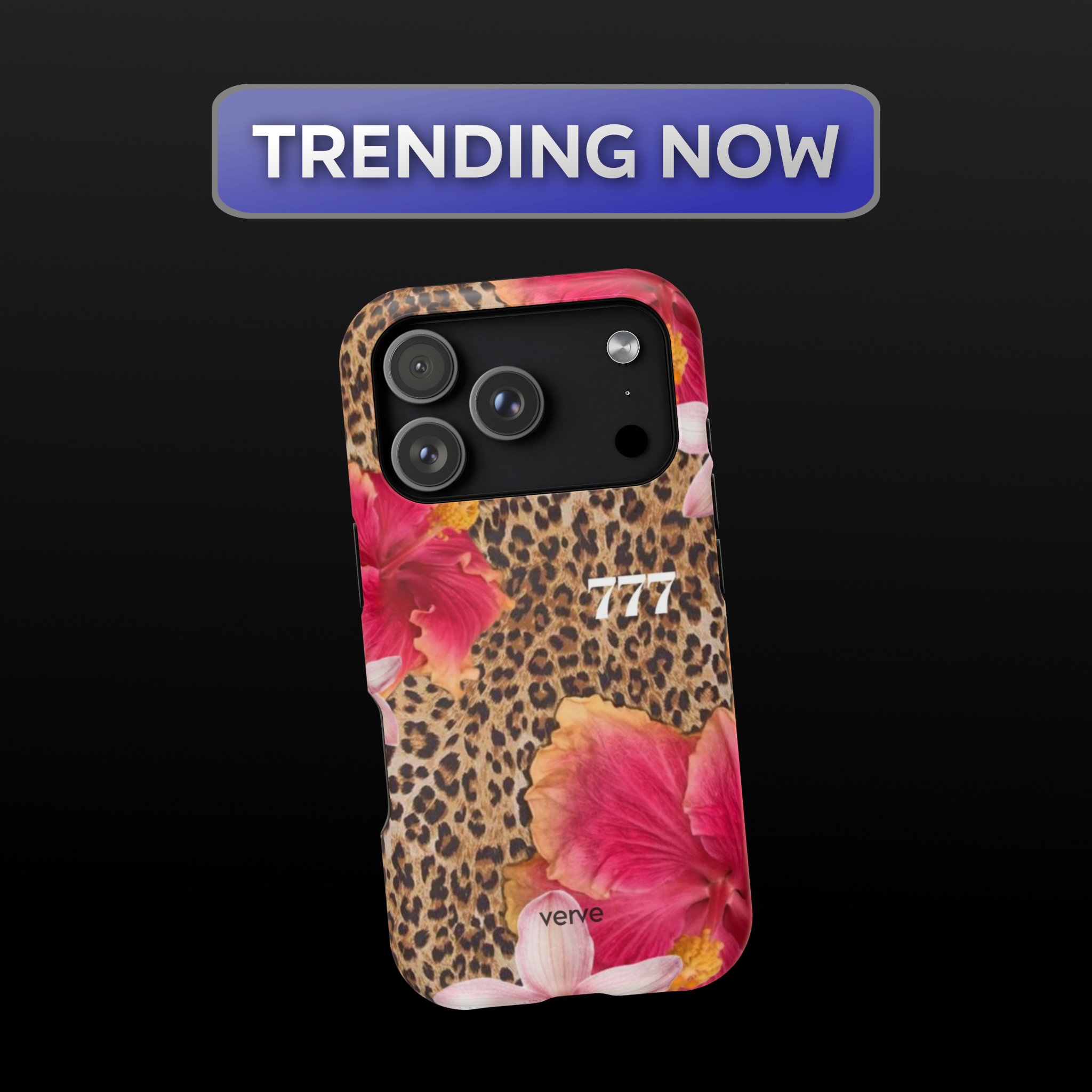 Leopard Print  Flowers Summer Phone Case