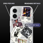 Prince Album Covers Clear Phone Case