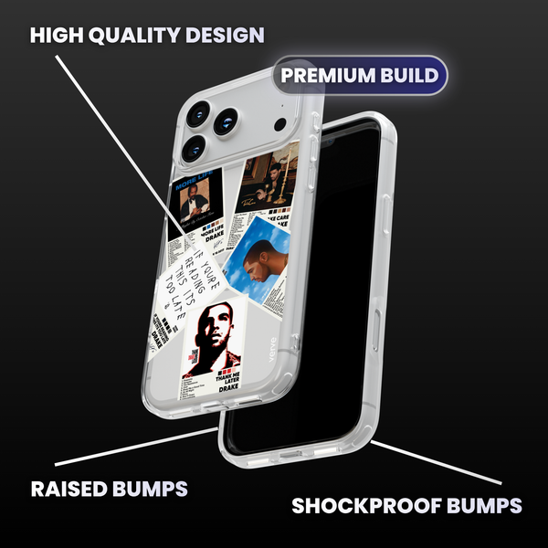 ICEMAN Drake Album Covers Clear Phone Case ICEMAN Drake Album Covers Clear Phone Case