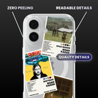 Noah Kahan Album Covers Clear Phone Case
