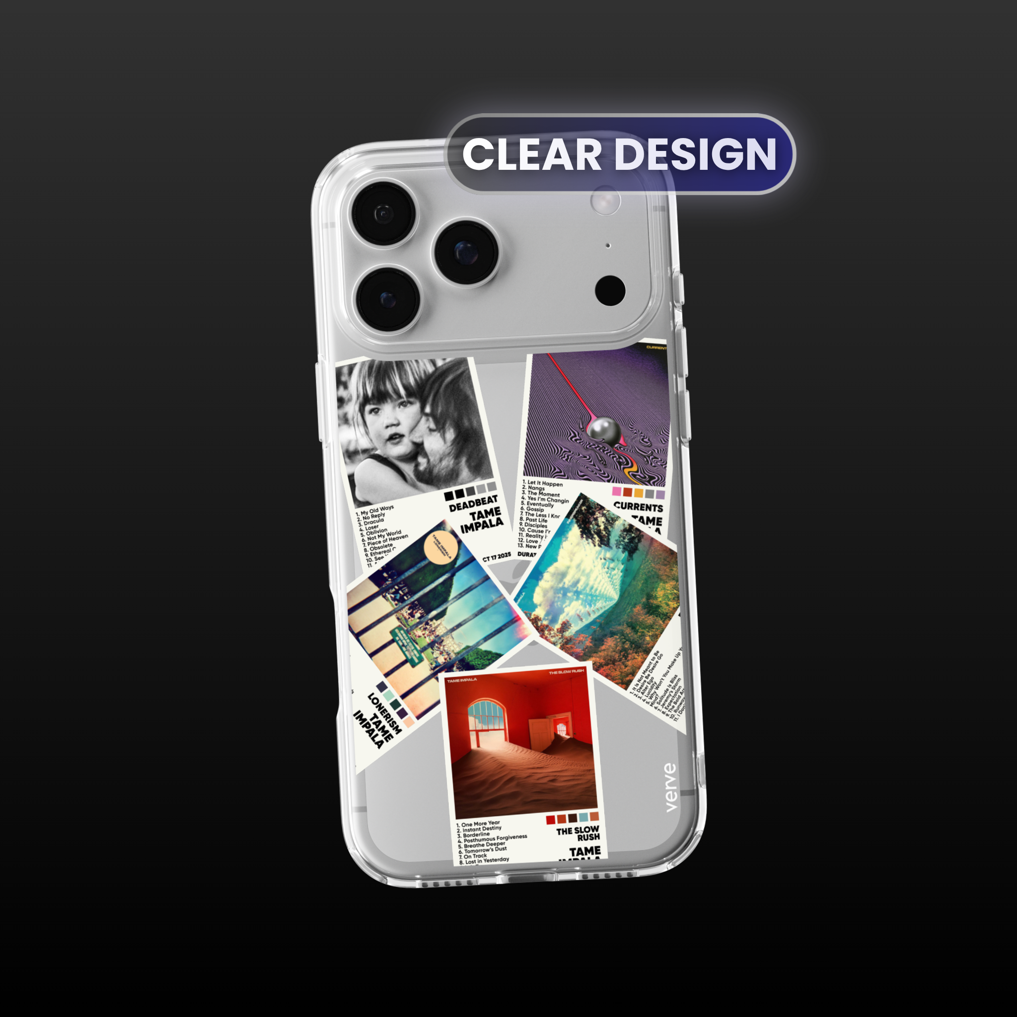 Tame Impala Album Covers Clear Phone Case