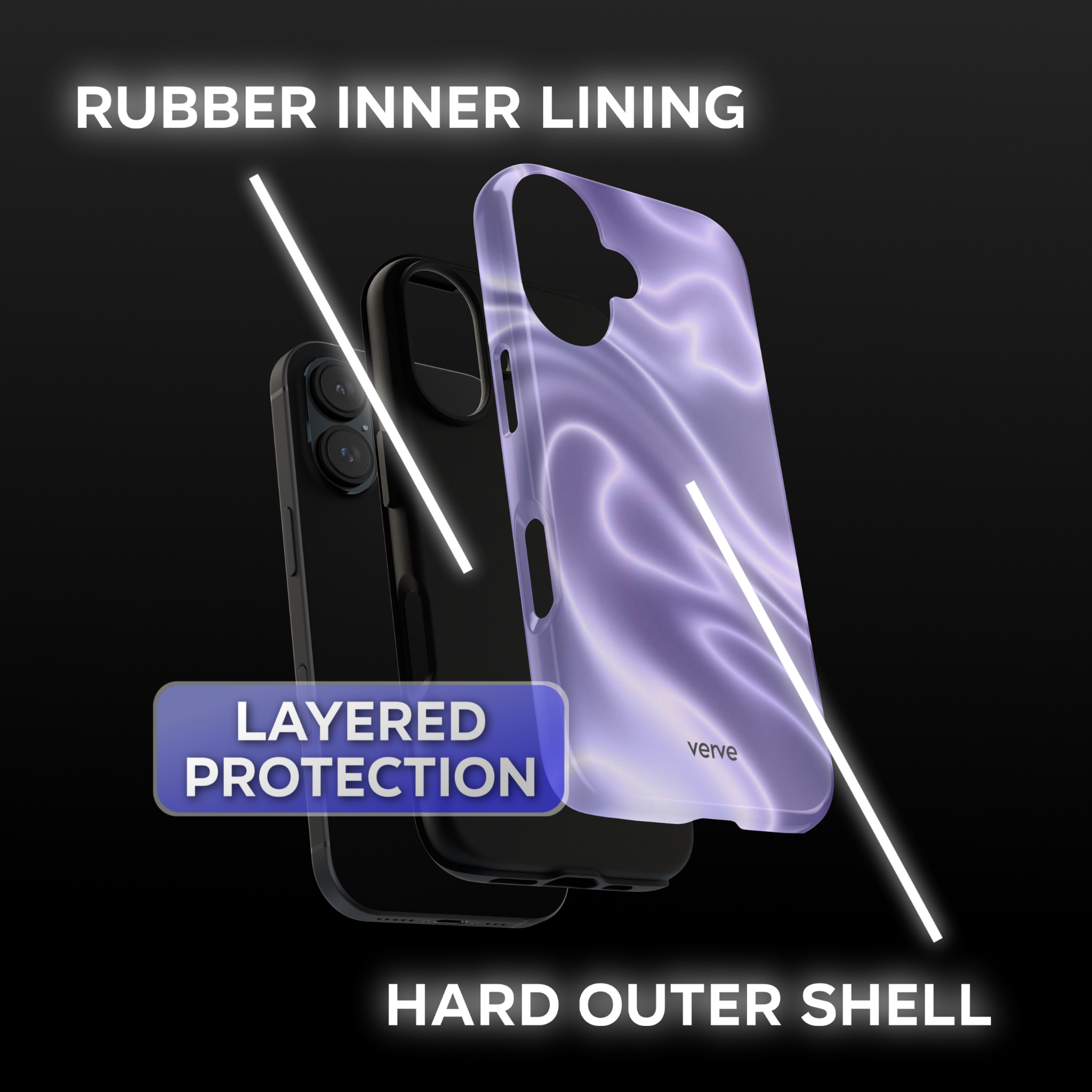 Metallic Purple Phone Case