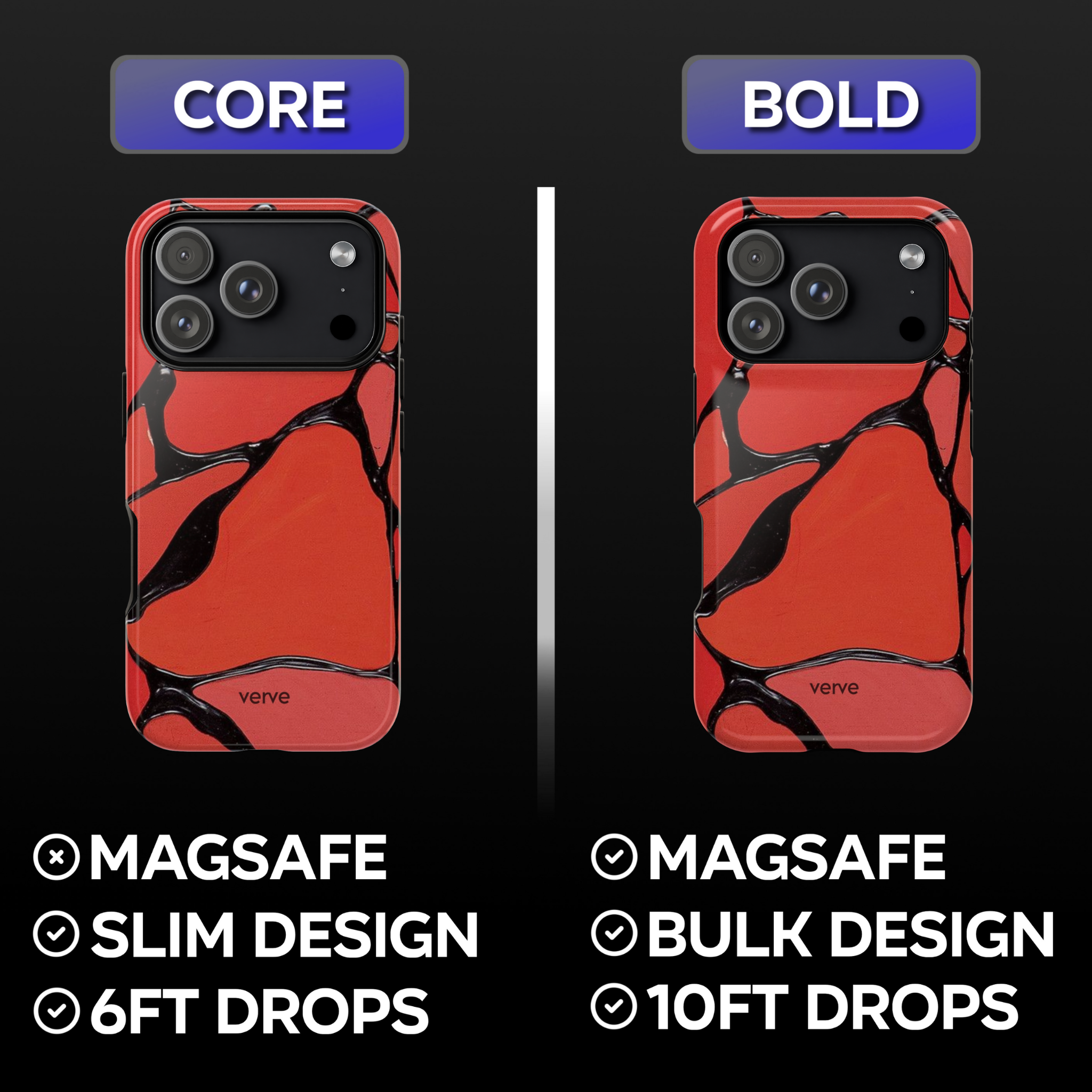 Burning Black Chrome Phone Case